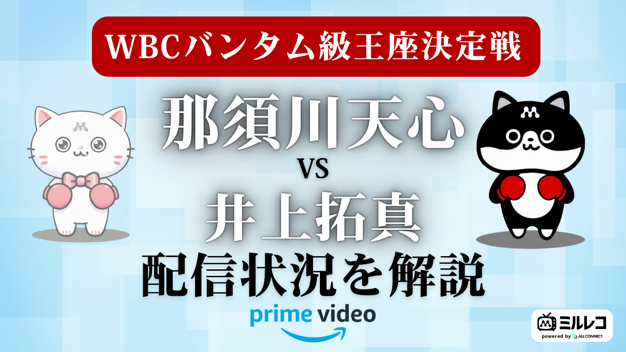 那須川天心vs井上拓真