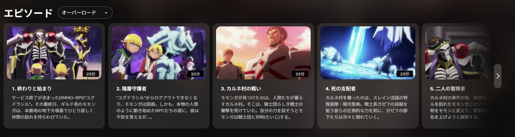Netflix『オーバーロード 第1期』