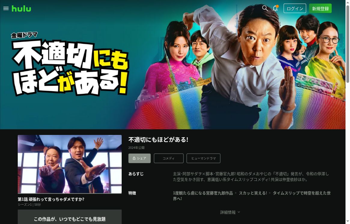 Extremely Inappropriate Hulu