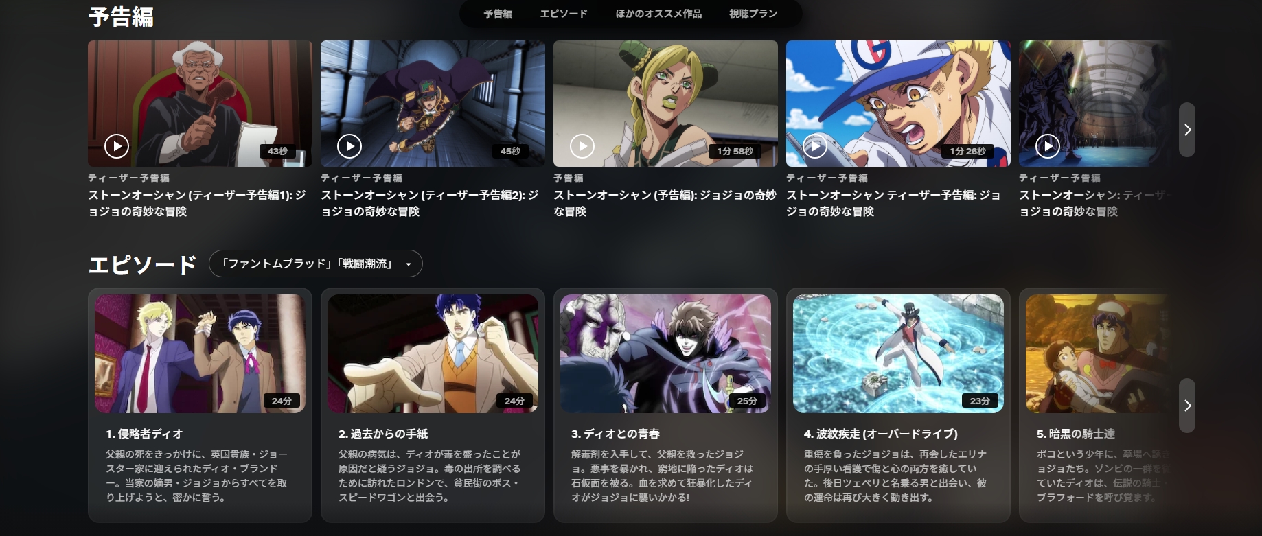 Netflix『ジョジョの奇妙な冒険』