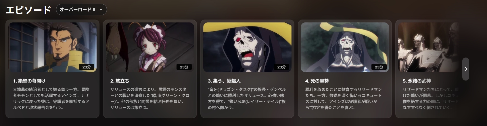 Netflix『オーバーロードII(第2期)』