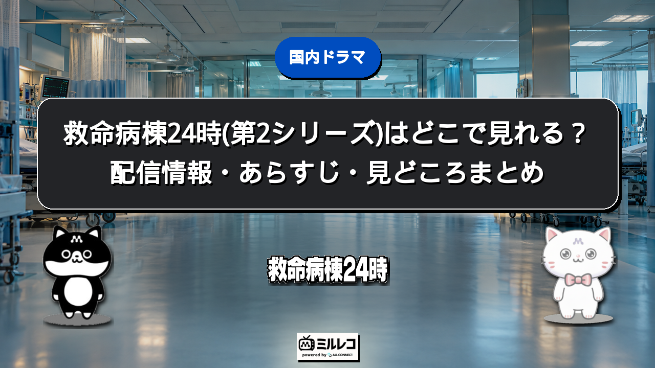 救命病棟24時(第2シリーズ)の配信情報